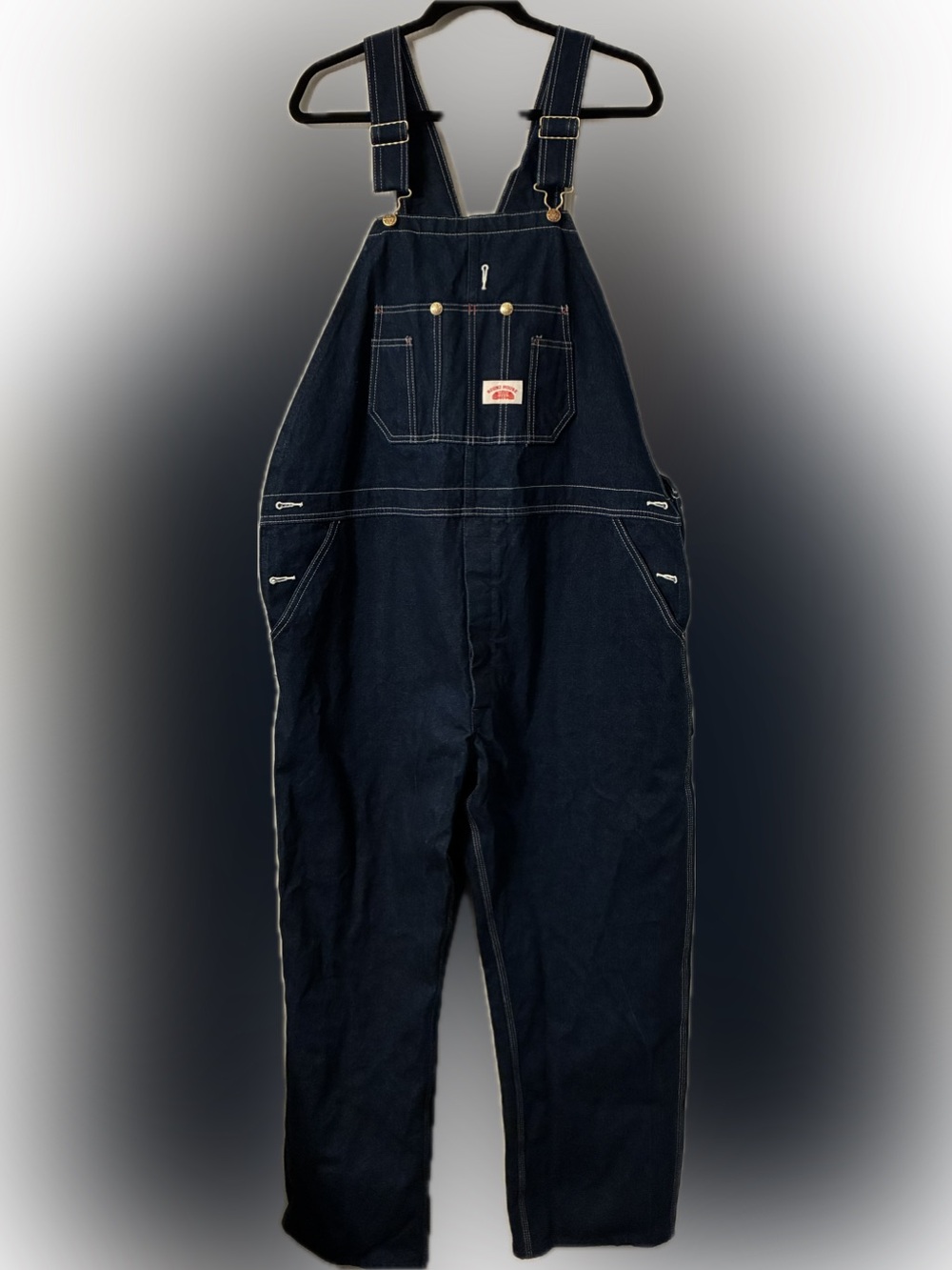 Round House Dark Indigo Men’s Denim Overalls 44”x30”